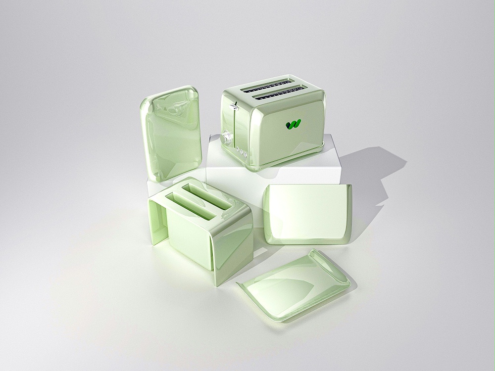 烤面包機(jī)外殼注塑成型 烤面包機(jī)外殼注塑成型